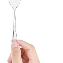 100CT Mini Clear Plastic Tasting Spoons, Disposable NEW!! SEALED