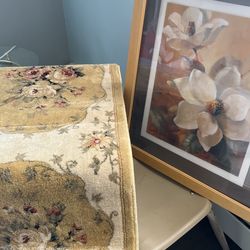 Matching Honey color Runner and frame