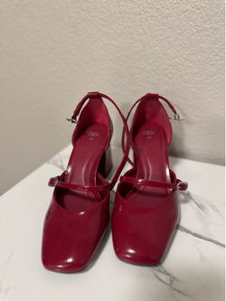 RED Zara heels