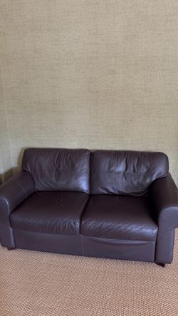 Real leather sofa