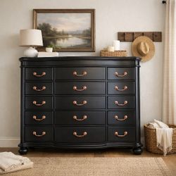 HUGE Black Statement Dresser — Free Local Delivery 