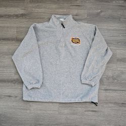 Vintage Superbowl 38 Fleece 1/4 Zip Jacket Mens Size XL