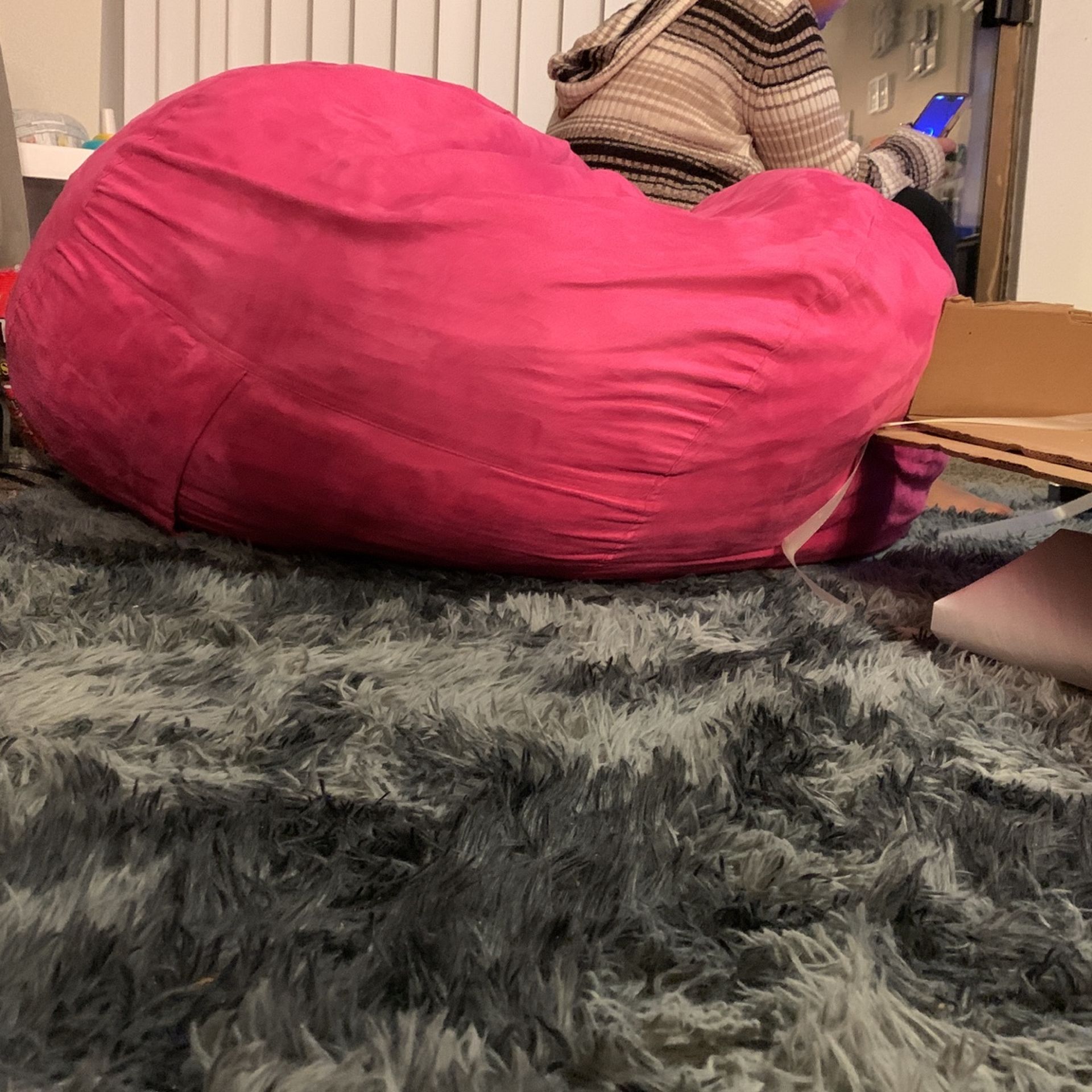 Pink Bean Bag Brand New