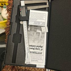 Pittsburg Long Range 6 In Digital Caliper 