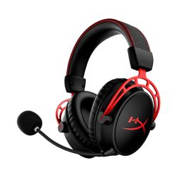 NEW (IN-BOX) HyperX Cloud Alpha Wireless Gaming Headset for PC, 300-Hour Battery - Black-Red