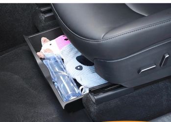 2Pcs Under Seat front row Storage Box for Tesla Model Y