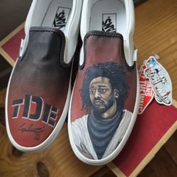 Kendrick Lamar Custom Vans Mens Size 9.5