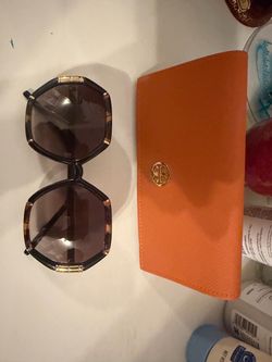 TB oversized Sunglasses with Case
