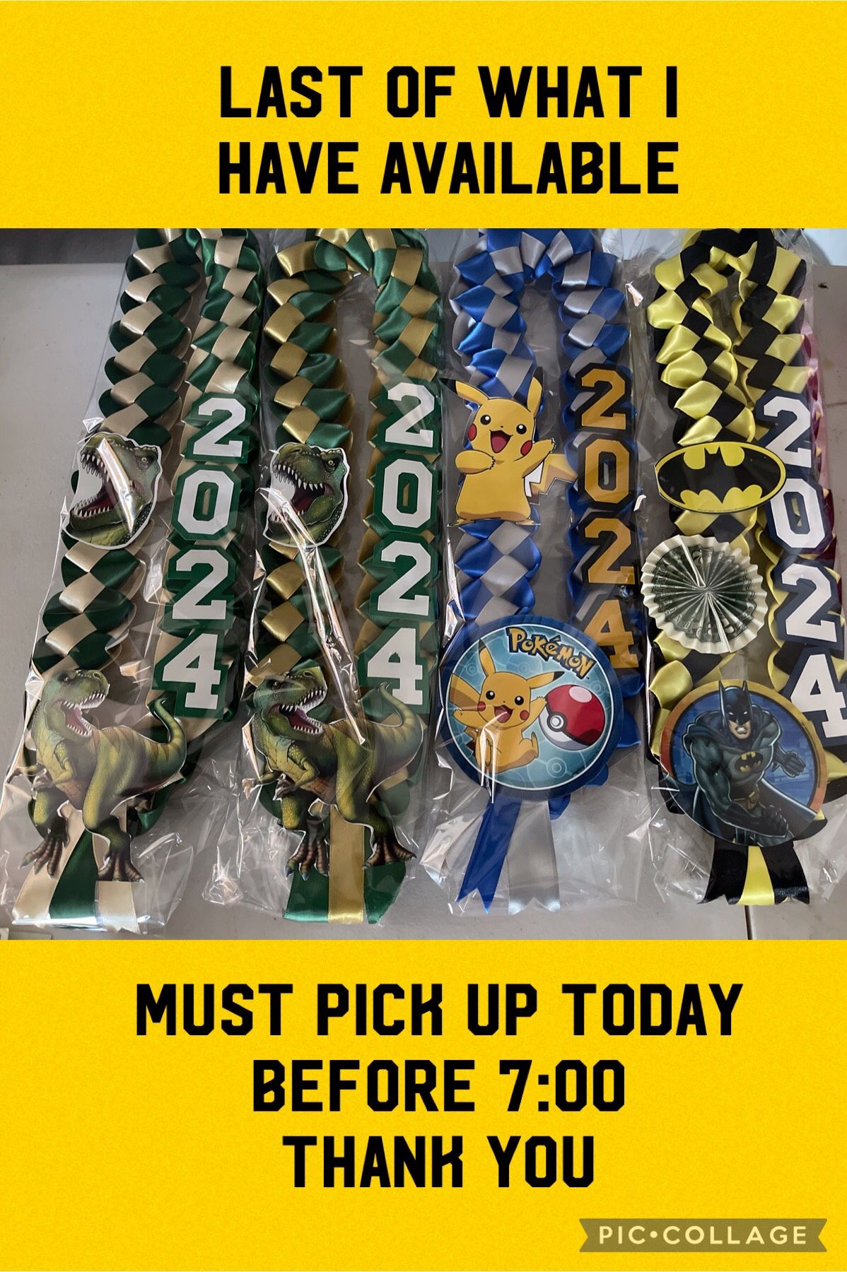 Last Of Kinder Graduation Leis