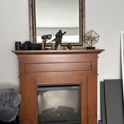 Electric Fireplace Mantle