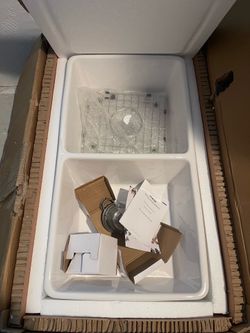 HOROW Fireclay Farmhouse Kitchen Sink