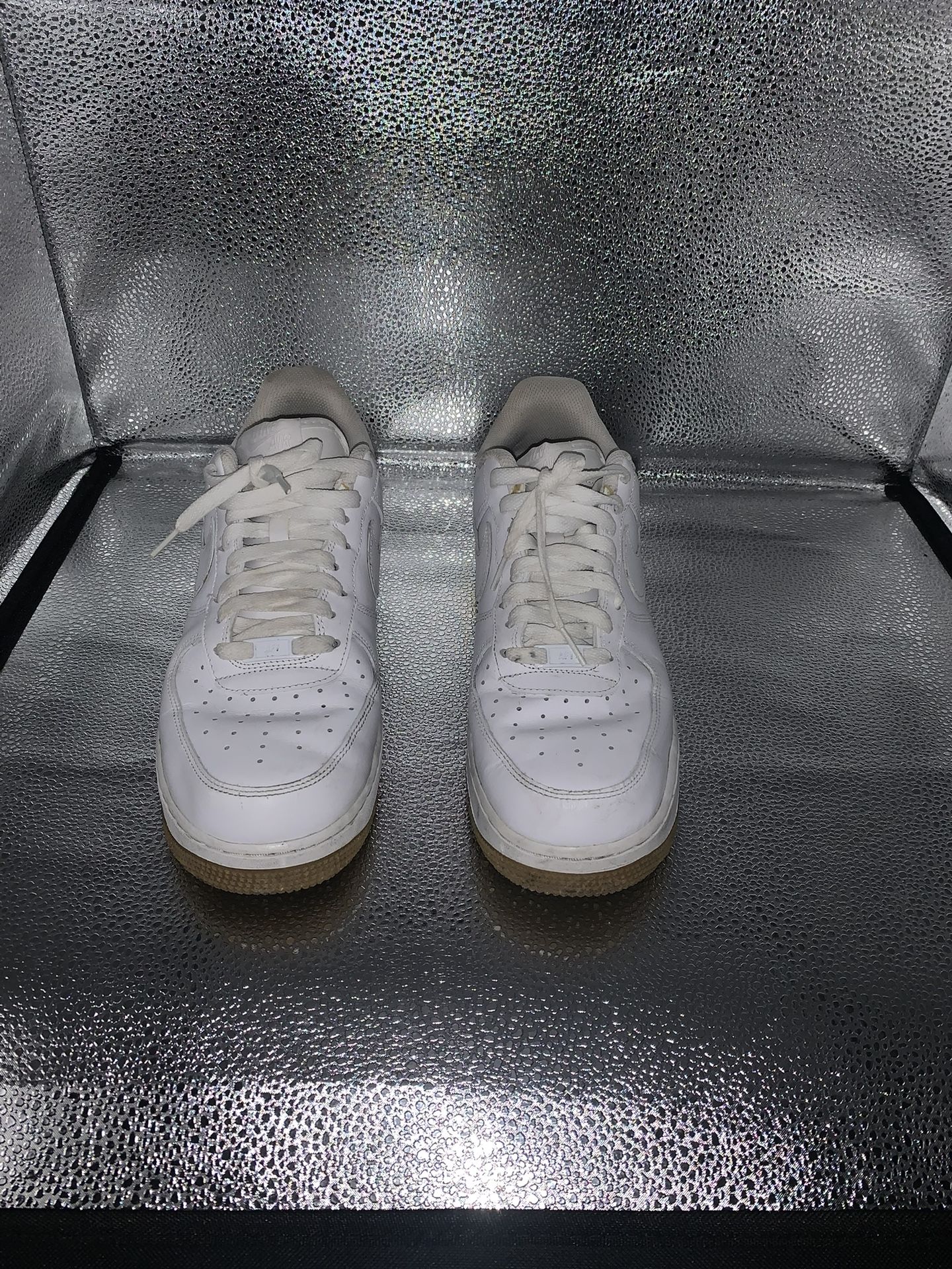 Air Force 1 ‘07 White And Tan Size 11