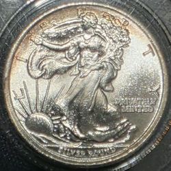 1/10 Troy Oz .999 Fine Silver Walking Liberty Round