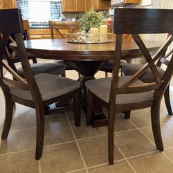 6 Chair  5 Ft Round Table 