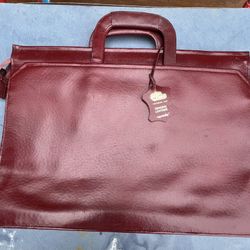 Genuine Leather Portfolio Briefcase 