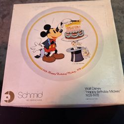 Disney Mickey Mouse Plate 
