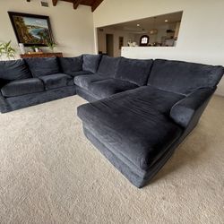 Cloud Down Feather Cozy Large Sectional Couch XL