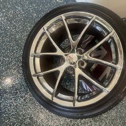C6 Zo6 Spyder Wheels Chrome 
