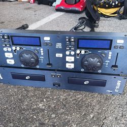 Gemini MPX-3 dual CD/MP3 rackmount player, which is designed for professional DJ use.