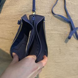 Blue wallet purse