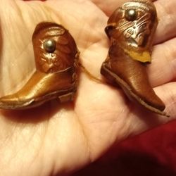 Vintage Barbie's Ken Brown Cowboy Boots