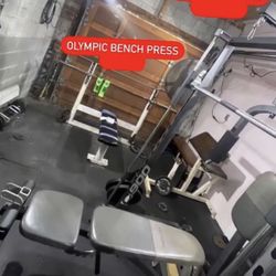 Smith Machine & Olympic Bench