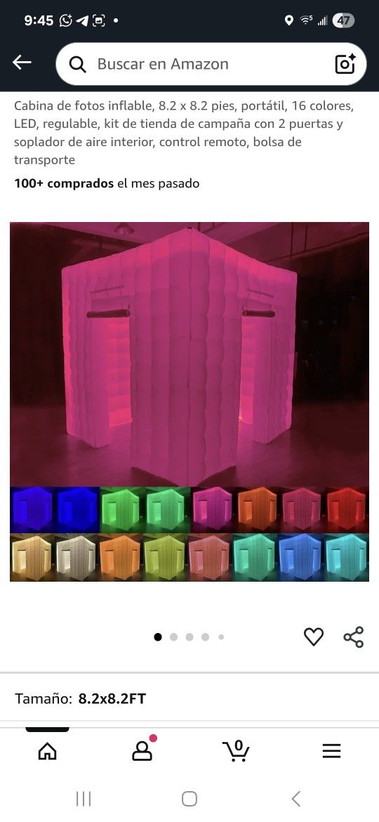 CZGBRO Inflatable Photo Booth Enclosure