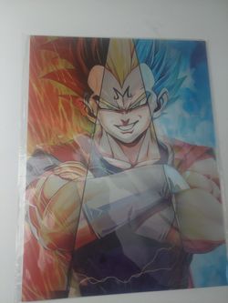 Dragon Ball Z holographic 3D poster