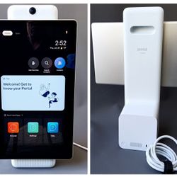 FACEBOOK META PORTAL PLUS 15.6" TOUCH SMART VIDEO- Web browser YouTube Videos and much more 