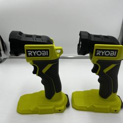 2X RYOBI ONE+ 18V Cordless LED Light (Tool Only) 