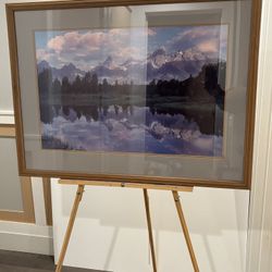 BEAUTIFUL SCENIC LARGE FRAMED PRINT 38” X 28”