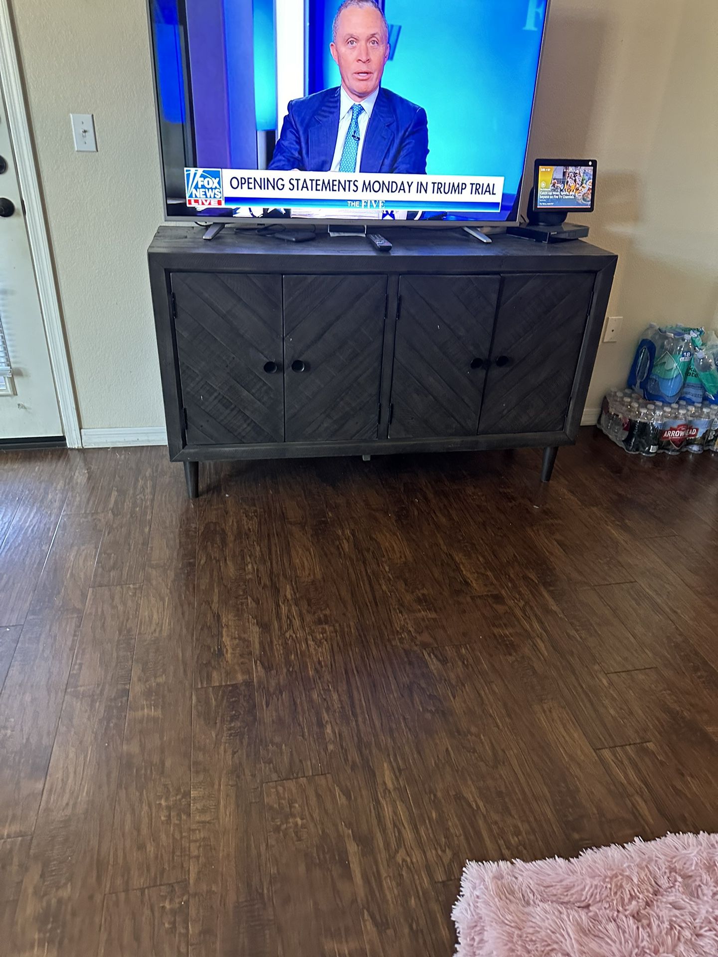 55 Inch TV With Console Table 