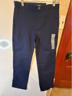 New Old Navy blue straight leg pants 12