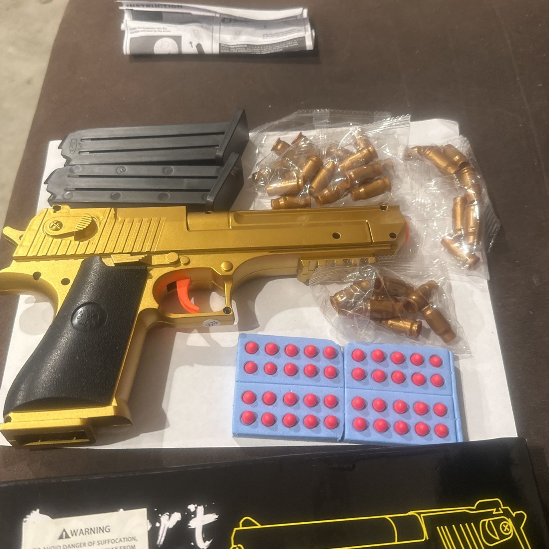 Bullet Soft Toy Gun For Ages 14 + Eva Model