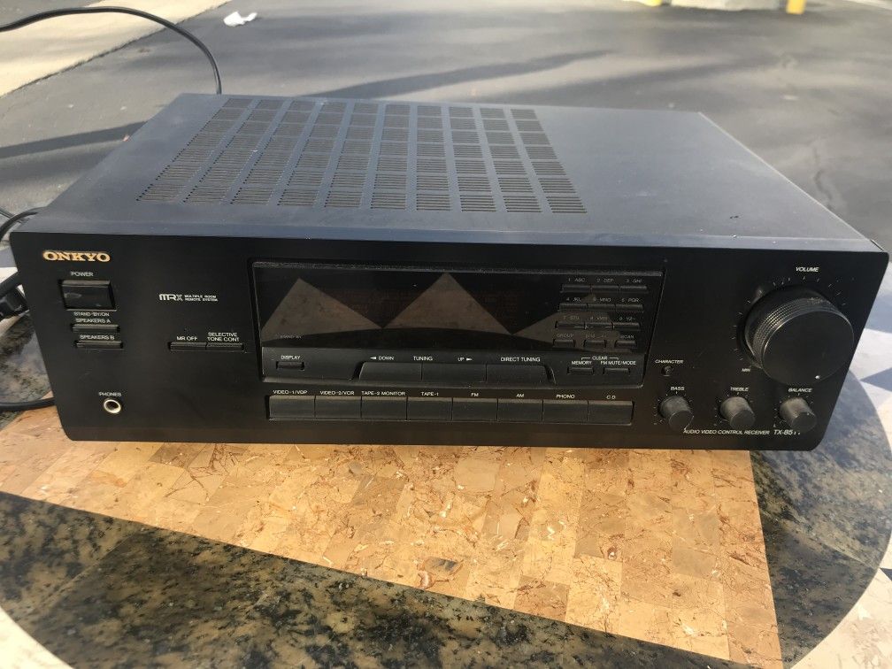 ONKYO TX-8511 Audio Video Stereo Control Receiver / Remote Manual Bundle Tested