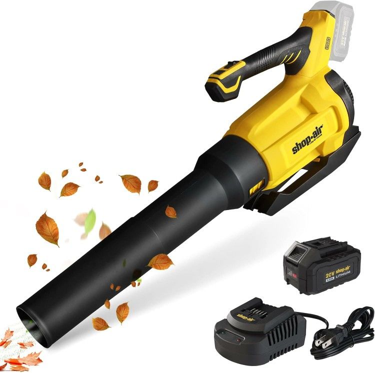 Cordless 500CFM Leaf Blower W/ Battery & Charger - NEW