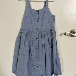 Blue Sun Dress For Girl