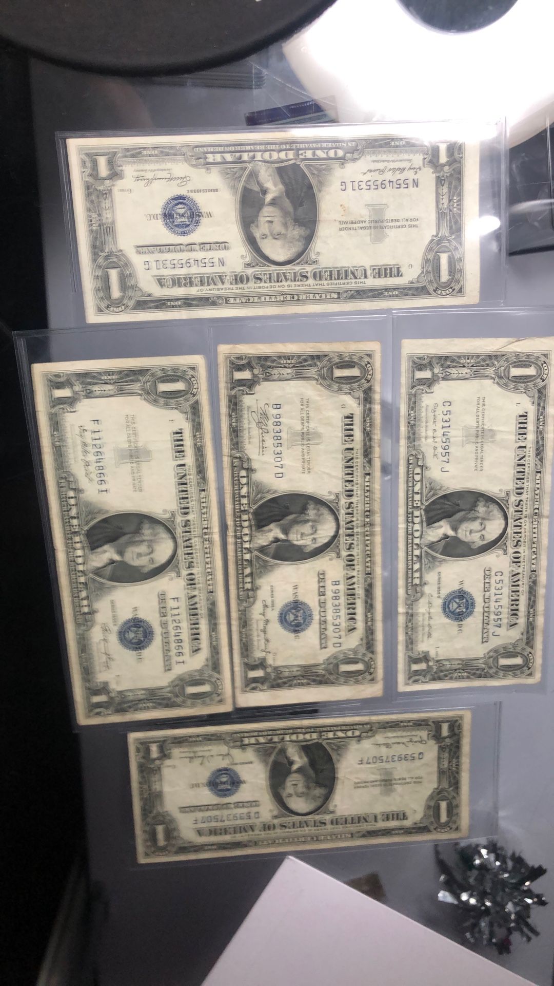 Silver Certificates One Dollar 