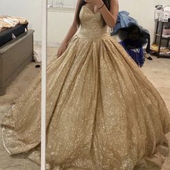 Gold Quince Dress 