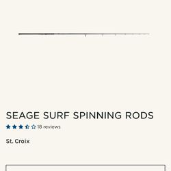 St Croix Seage Surf Rod 