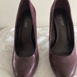 Nine West Burgundy Pumps