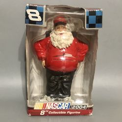 2004 8" Collectible Santa Claus Figure Nascar #8
