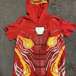 Iron Man Toddler Short Sleeve Hoodie 