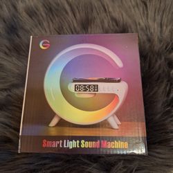 Smart light sound machine ( 2  White Available)
