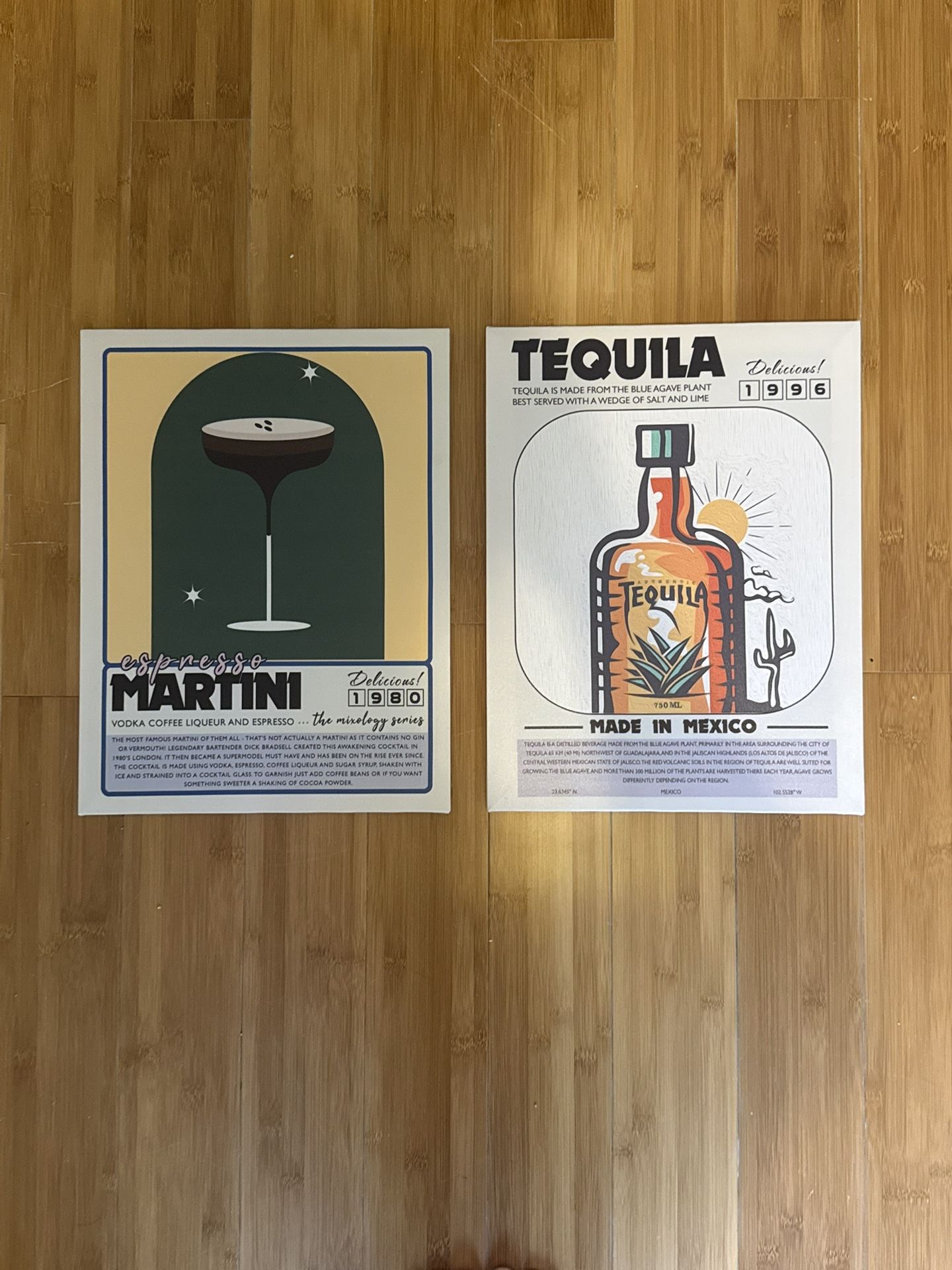 Cocktail Wall Art - Espresso Martini / Tequila