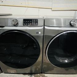🔥 Samsung Washer & Dryer Set – Platinum Finish, Steam & Smart Wi-Fi – $600 DELIVERED! 🔥