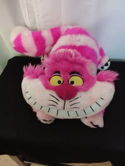 Disney Cheshire Cat Plush - Pink and White