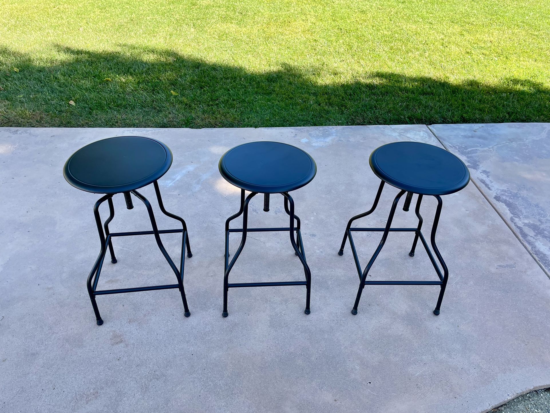 Adjustable Height Barstools (set of 3)
