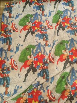 Avengers Marvel Bed Sheet New Condition $5