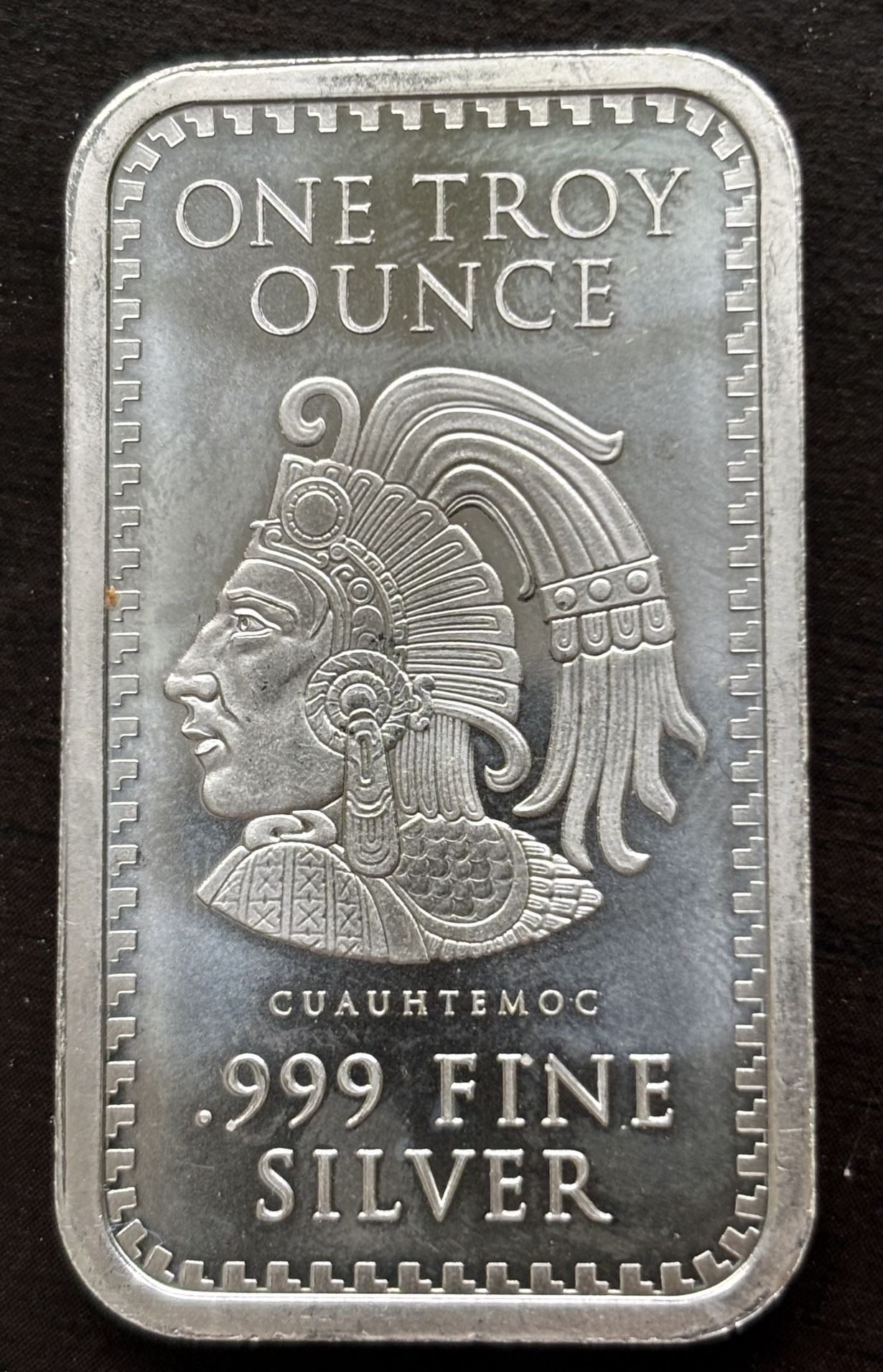 Silver bar 1 Oz. Ag. 999.9. Mexico history